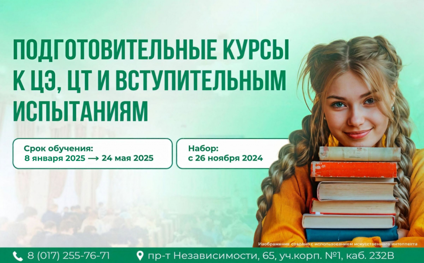 Стартовал набор на подготовительные курсы на базе БНТУ